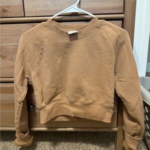 Aritzia Tan Sweatshirt